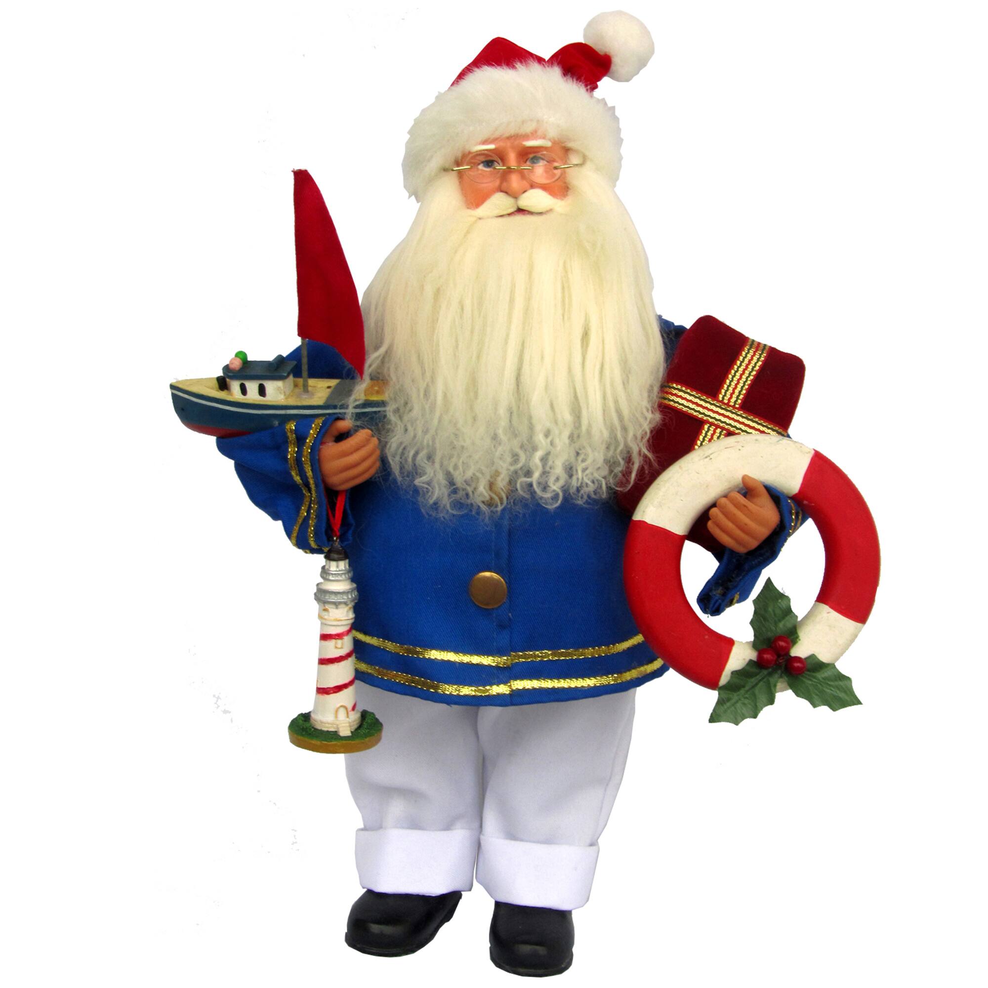 Santa's Workshop 15" Coastal Santa